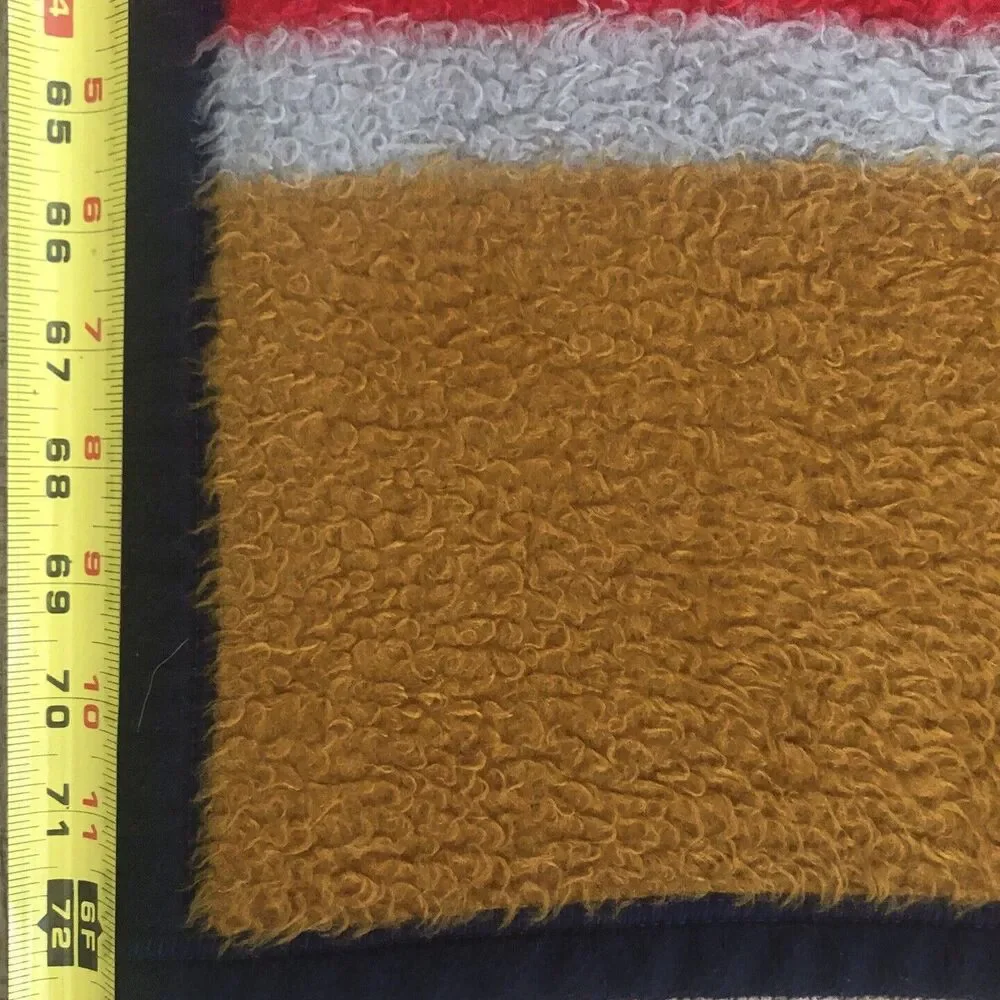 Biederlack Washington Nationals MLB Baseball Blanket VTG 90s Furry Stadium Throw